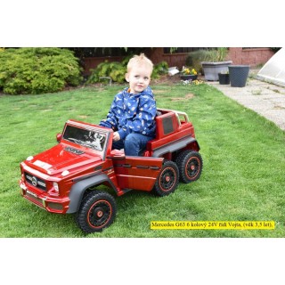 Mercedes G63 AMG s 2,4G, 6 kol., 24V, jednomiestny