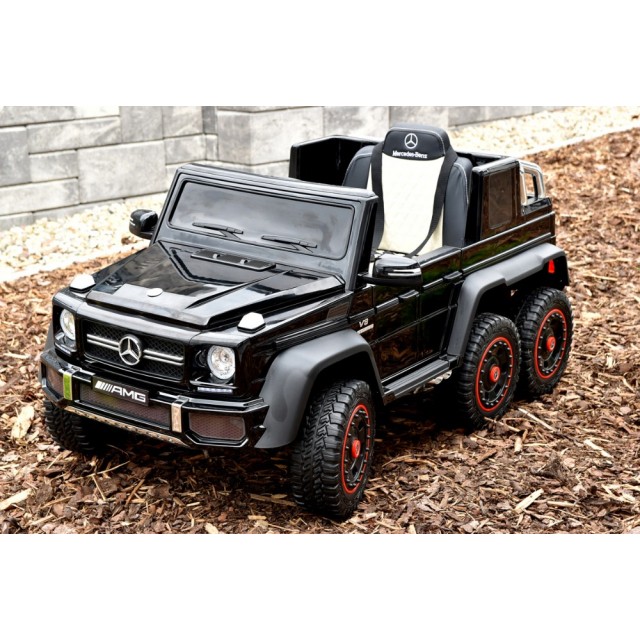 Mercedes G63 AMG s 2,4G, 6 kol., 24V, jednomiestny, čierna metalíza