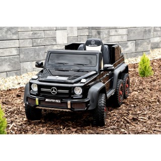 Mercedes G63 AMG s 2,4G, 6 kol., 24V, jednomiestny, čierna metalíza