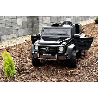 Mercedes G63 AMG s 2,4G, 6 kol., 24V, jednomiestny, čierna metalíza