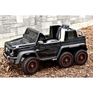 Mercedes G63 AMG s 2,4G, 6 kol., 24V, jednomiestny, čierna metalíza