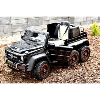 Mercedes G63 AMG s 2,4G, 6 kol., 24V, jednomiestny, čierna metalíza