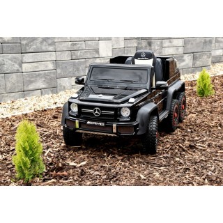 Mercedes G63 AMG s 2,4G, 6 kol., 24V, jednomiestny, čierna metalíza