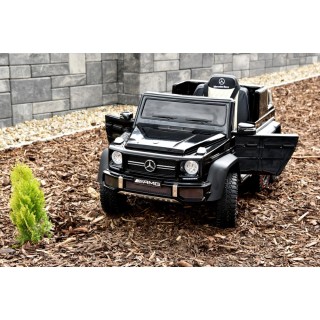 Mercedes G63 AMG s 2,4G, 6 kol., 24V, jednomiestny, čierna metalíza