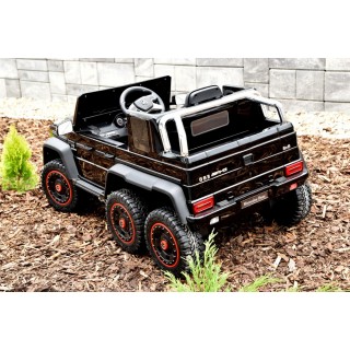 Mercedes G63 AMG s 2,4G, 6 kol., 24V, jednomiestny, čierna metalíza