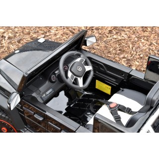 Mercedes G63 AMG s 2,4G, 6 kol., 24V, jednomiestny, čierna metalíza