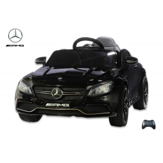 Mercedes C63S AMG s 2,4G, jednomiestny, čierna metalíza