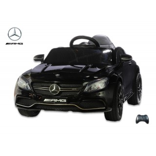 Mercedes C63S AMG s 2,4G, jednomiestny, vínová metalíza