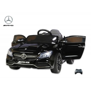 Mercedes C63S AMG s 2,4G, jednomiestny, vínová metalíza