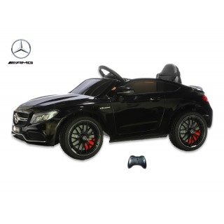 Mercedes C63S AMG s 2,4G, jednomiestny, vínová metalíza
