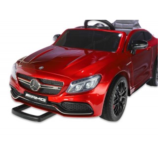 Mercedes C63S AMG s 2,4G, jednomiestny, vínová metalíza