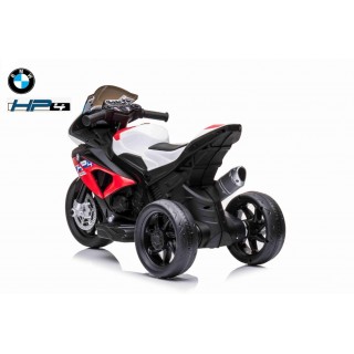 Motorka Trike BMW HP4 Race, 2 motory, 12V, červená