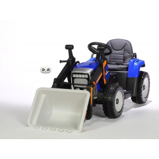 Elektrický traktor s funkčnou nakladaciou lyžicou