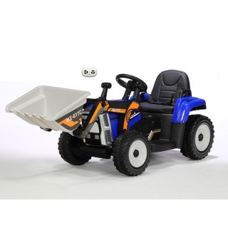 Elektrický traktor s funkčnou nakladaciou lyžicou