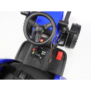 Elektrický traktor s funkčnou nakladaciou lyžicou