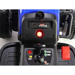 Elektrický traktor s funkčnou nakladaciou lyžicou