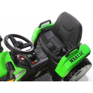 Elektrický traktor s funkčnou nakladaciou lyžicou