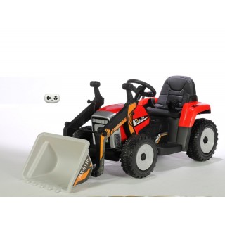 Elektrický traktor s funkčnou nakladaciou lyžicou