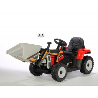 Elektrický traktor s funkčnou nakladaciou lyžicou