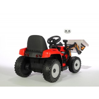 Elektrický traktor s funkčnou nakladaciou lyžicou