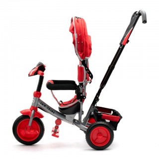 Detská trojkolka so svetlami Lux Trike červená