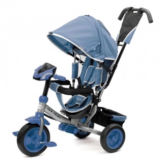 Detská trojkolka so svetlami Lux Trike červená