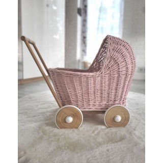 Prútený kočík pre bábiky Wicky