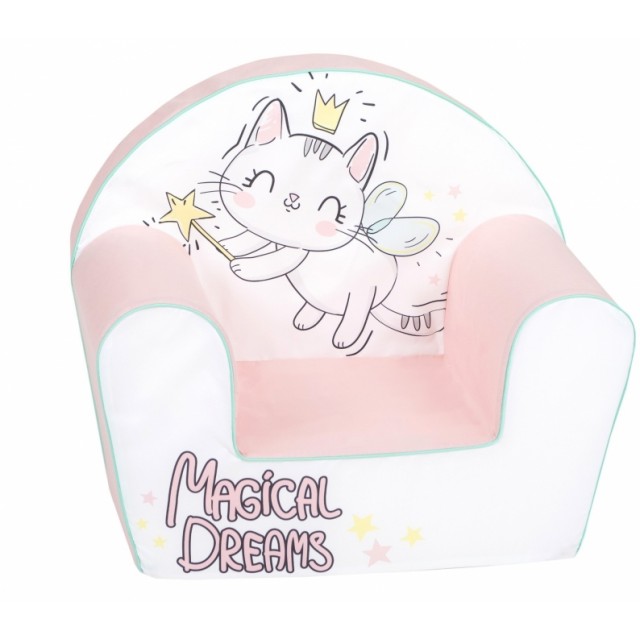 Detské kresielko -   Magic cat, ružová