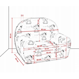 Detské kresielko Fotbal