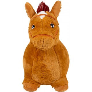 Plyšový nafukovací koníček