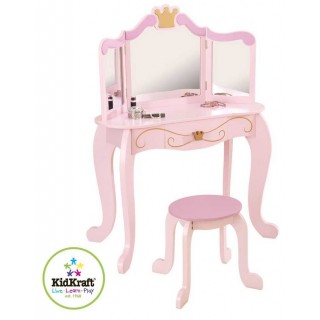 Kozmetický stolík so stoličkou Princezná